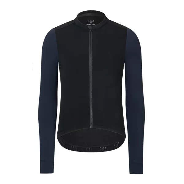 Rsantce 2024 Winter Thermal Fleece Cycling Jersey Top MTB Bike Outdoor Men's Bicycle Clothing Long Sleeve Shirt Uniform 7
