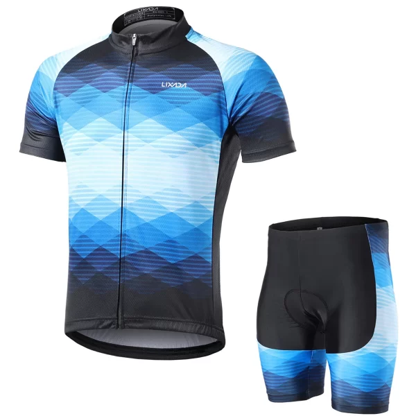 Men Short Sleeve Cycling Jersey MTB Maillot Bike Shirt Breathable Mountain Pro Team Bicycle Sports Clothing 7
