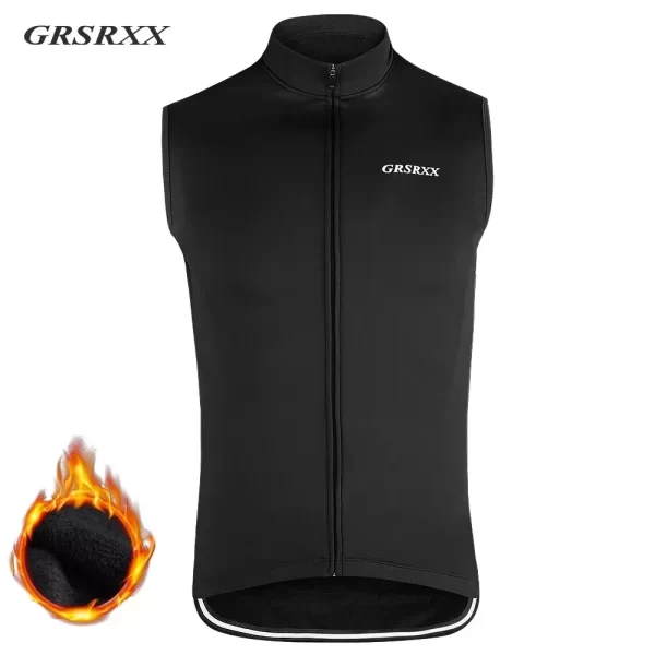 GRSRXX Thermal Winter Cycling Jacket MTB Bike Coat Bicycle Coat Sleeveless Long Sleeve Clothing Cycling Jersey Ciclismo Unisex 11