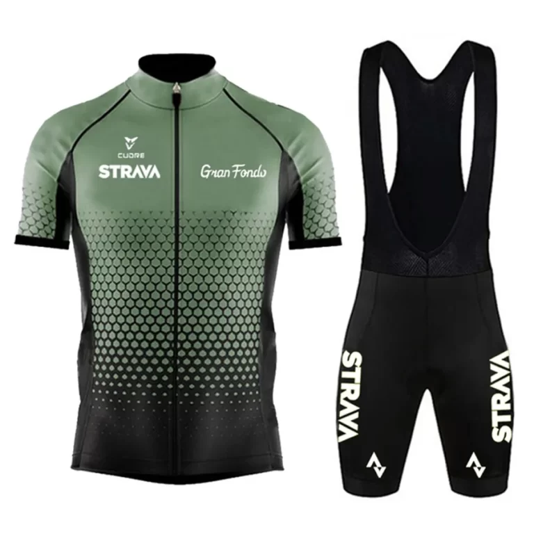2024 Strvav Cycling Jersey Set Summer Breathable MTB Bike Clothes Uniform Maillot Ropa Ciclismo Men Bicycle Clothing Suit Hombre 1