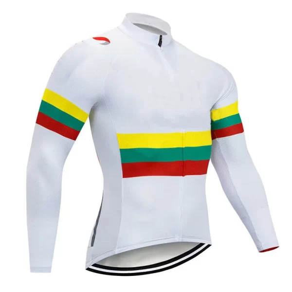 Long Sleeve Ultraviolet-Proof Breathable Tight Fitting Jersey Suit New Mountain Bike Triathlon Cycling Clothes With Pocket 8
