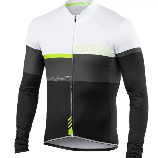 Long Sleeve Ultraviolet-Proof Breathable Tight Fitting Jersey Suit New Mountain Bike Triathlon Cycling Clothes With Pocket 5