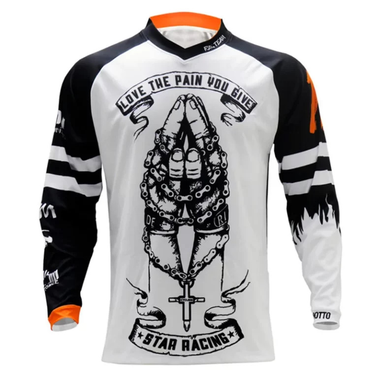 2023 Motocross Shirt Long Sleeve Men Downhill Jersey Off-Road Bicycle Racing T-Shirt Quick Dry Cycling Enduro Polera Mtb Jersey 1