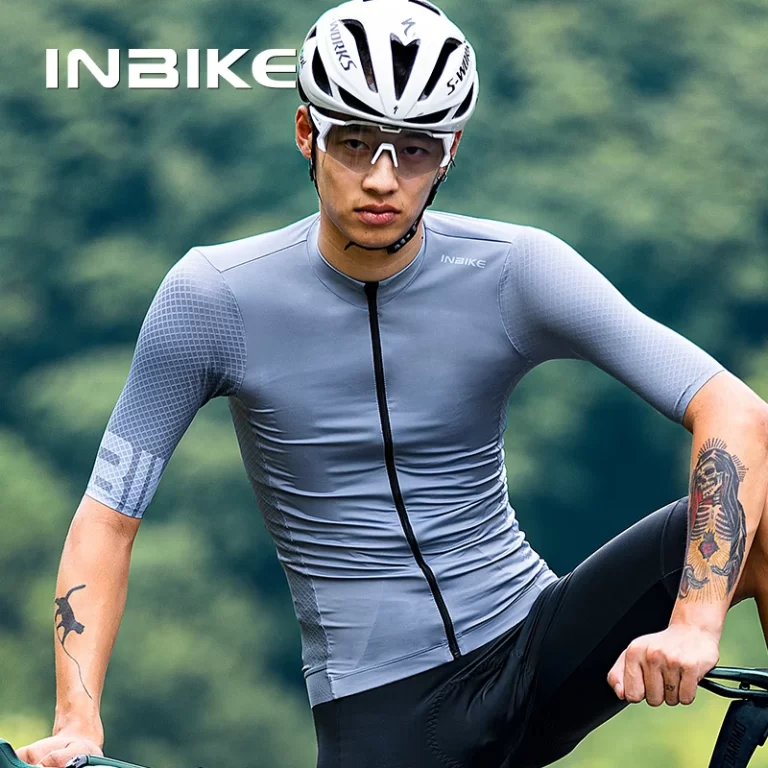 INBIKE Short Sleeve Bicycle Jersey Man Summer Road Cycling Jersey Clothes For Men MTB Mountain Bicycle Sportswear Male Clothing 1