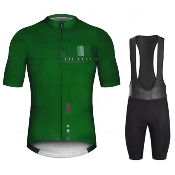 New Pro Team Cycling Jersey Men Cycling Set Bike Clothing Breathable Anti-UV Bicycle Wear/Short Sleeve Maílllot Ciclismo Hombre 12