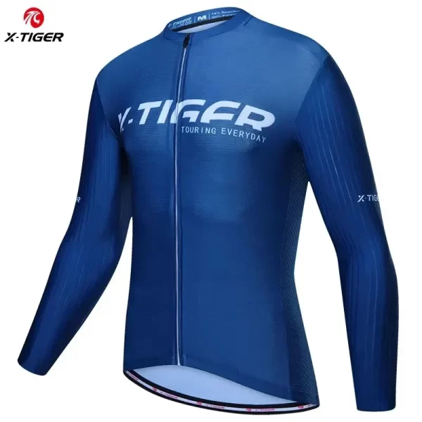X-Tiger Cycling Jersey Breathable Quick Dry Long Sleeve Top Road Mountain Bike Shirt Motocross Jersey Racing Jersey 10