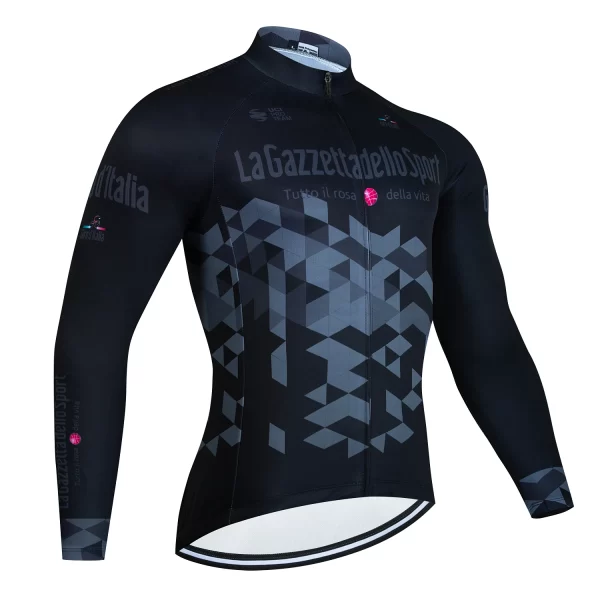 Tour De Italy D'ITALIA Red Cycling Jersey Premium Anti-UV Long Sleeve Sweatshirt Cycling Suit Autumn Quick-Dry Racing Uniform 8