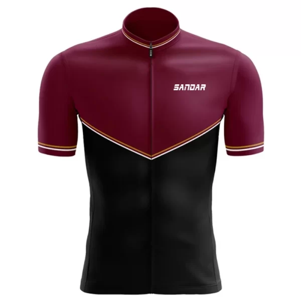 SANDAR 2025 Men Cycling Jersey Cycling Clothing Quick Dry Bicycle Short Sleeves MTB Mallot Ciclismo Enduro Shirts Bike Clothes 8