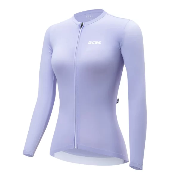 BCBE Women Long Sleeve Jersey Pro Aero Slim Fit MTB Road Cycling Jersey Breathable Quick Dry Sun Protection Riding Bike Clothing 10