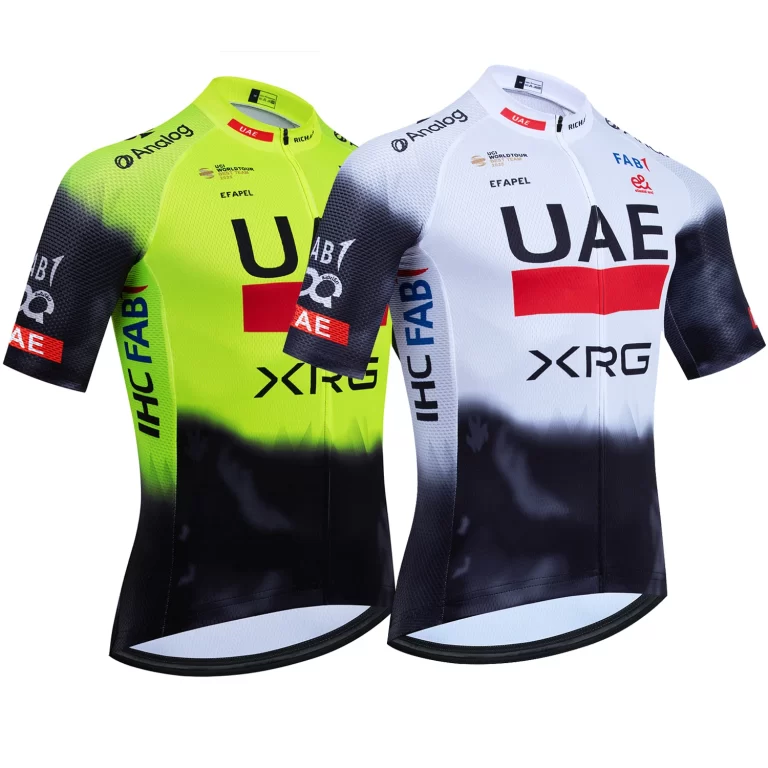 New White Cycling Jersey 2025 TEAM UAE Bike Vest Maillot Men Women Anti-Sweat Quick Dry Ropa Ciclismo Bicycle Jersey T-shirt 1