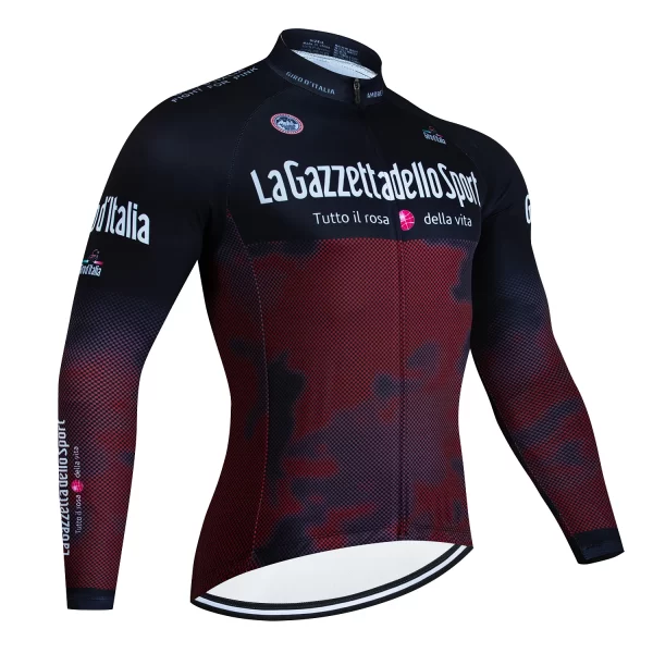 Tour De Giro D'ITALIA Long Sleeve Cycling Jersey Autumn Mountain Bike Clothes Bicycle Clothing MTB Bike Cycling Clothing Jacket 8