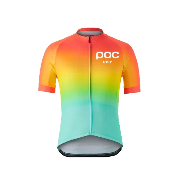 New HPIT POC Cycling Jersey Colour Cycling Racing Tops Short Sleeve Bike Jersey Road Cycling Shirts Summer Bicycle Jerseys 2