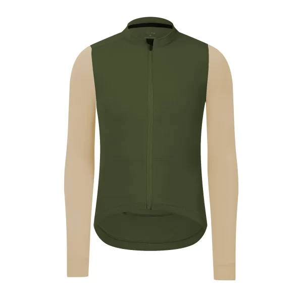 Rsantce 2024 Winter Thermal Fleece Cycling Jersey Top MTB Bike Outdoor Men's Bicycle Clothing Long Sleeve Shirt Uniform 8