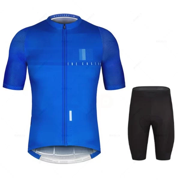 New Pro Team Cycling Jersey Men Cycling Set Bike Clothing Breathable Anti-UV Bicycle Wear/Short Sleeve Maílllot Ciclismo Hombre 18