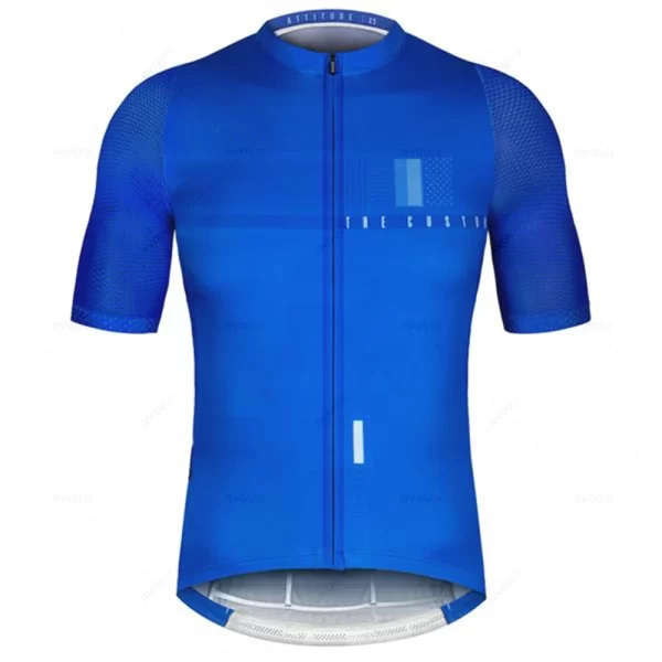 New Pro Team Cycling Jersey Men Cycling Set Bike Clothing Breathable Anti-UV Bicycle Wear/Short Sleeve Maílllot Ciclismo Hombre 15