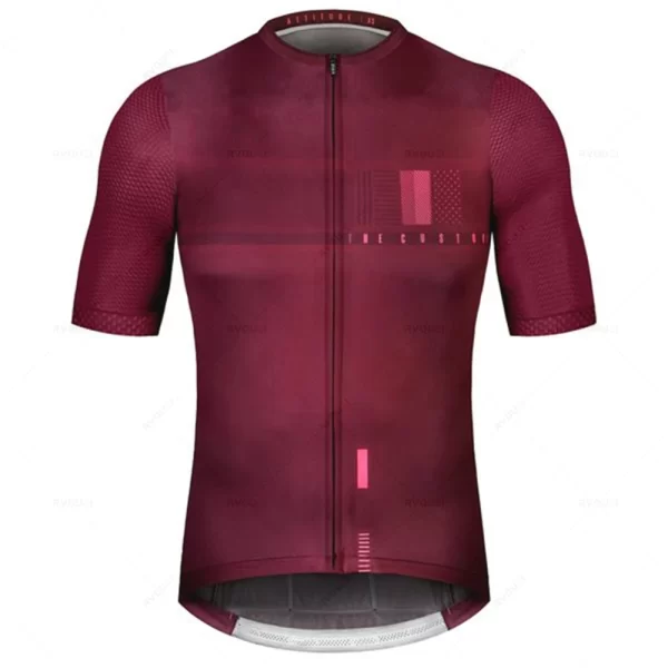 New Pro Team Cycling Jersey Men Cycling Set Bike Clothing Breathable Anti-UV Bicycle Wear/Short Sleeve Maílllot Ciclismo Hombre 9