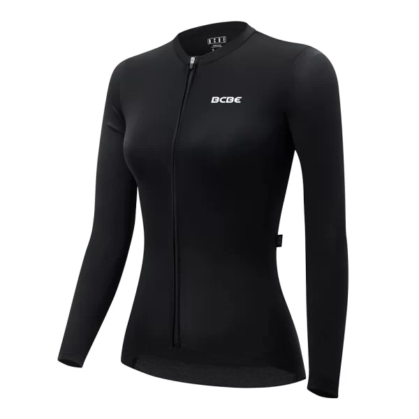 BCBE Women Long Sleeve Jersey Pro Aero Slim Fit MTB Road Cycling Jersey Breathable Quick Dry Sun Protection Riding Bike Clothing 9