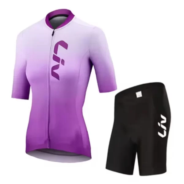 2025 Pro Team Women LIV Cycling Set Summer MTB Bike Clothing Bicycle Clothes Ropa Ciclismo Jersey 4