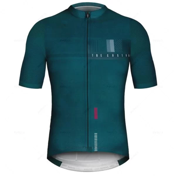 New Pro Team Cycling Jersey Men Cycling Set Bike Clothing Breathable Anti-UV Bicycle Wear/Short Sleeve Maílllot Ciclismo Hombre 16