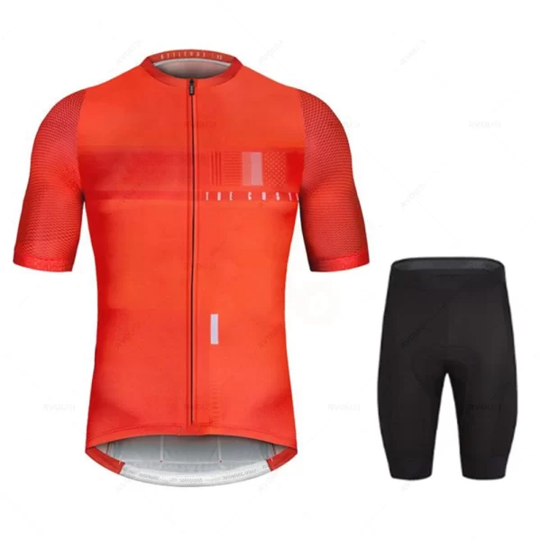 New Pro Team Cycling Jersey Men Cycling Set Bike Clothing Breathable Anti-UV Bicycle Wear/Short Sleeve Maílllot Ciclismo Hombre 19