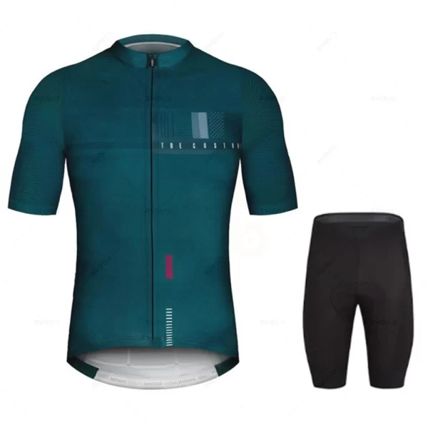 New Pro Team Cycling Jersey Men Cycling Set Bike Clothing Breathable Anti-UV Bicycle Wear/Short Sleeve Maílllot Ciclismo Hombre 21