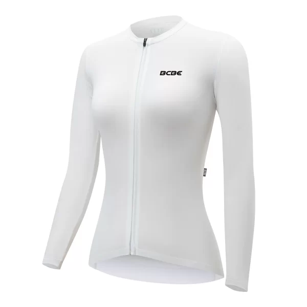 BCBE Women Long Sleeve Jersey Pro Aero Slim Fit MTB Road Cycling Jersey Breathable Quick Dry Sun Protection Riding Bike Clothing 7