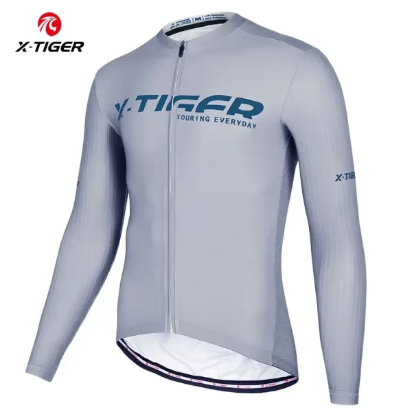 X-Tiger Cycling Jersey Breathable Quick Dry Long Sleeve Top Road Mountain Bike Shirt Motocross Jersey Racing Jersey 7