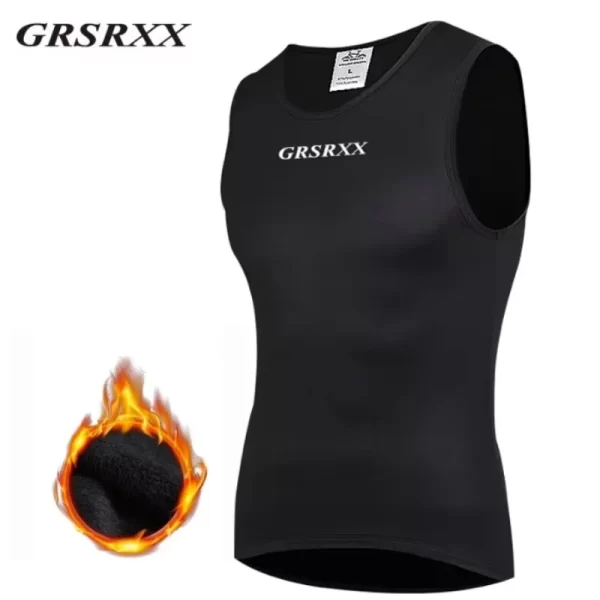 GRSRXX Thermal Winter Cycling Jacket MTB Bike Coat Bicycle Coat Sleeveless Long Sleeve Clothing Cycling Jersey Ciclismo Unisex 10