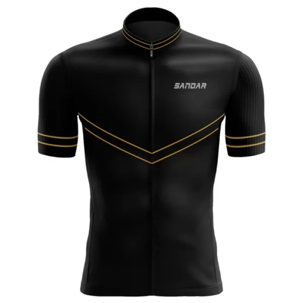SANDAR 2025 Men Cycling Jersey Cycling Clothing Quick Dry Bicycle Short Sleeves MTB Mallot Ciclismo Enduro Shirts Bike Clothes 13
