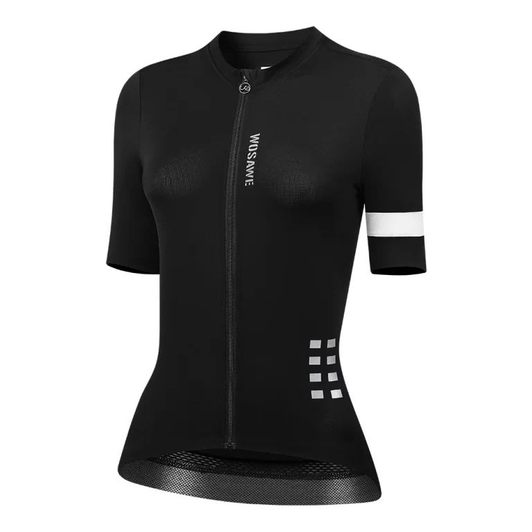WOSAWE Women Cycling Jersey Short Sleeve Summer Bicycle Jersey Road Bike Cycling Clothing Breathable Pro MTB Maillot Shirts 1
